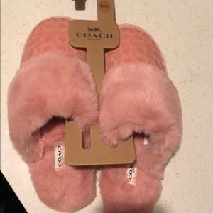 Coach slippers